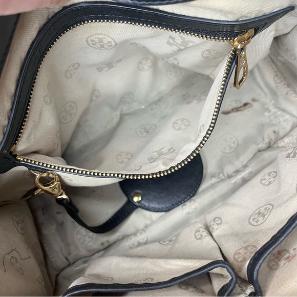 Tory Burch Priscilla Soft Leather Top Handle Satchel Crossbody Purse - Picture 5 of 15